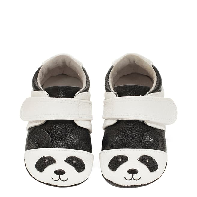 Jack & Lily Black/White Flynn Panda Shoes