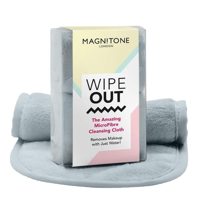 Magnitone Magnitone WipeOut The Amazing Microfibre Cleansing Cloth - Grey - 2 pack