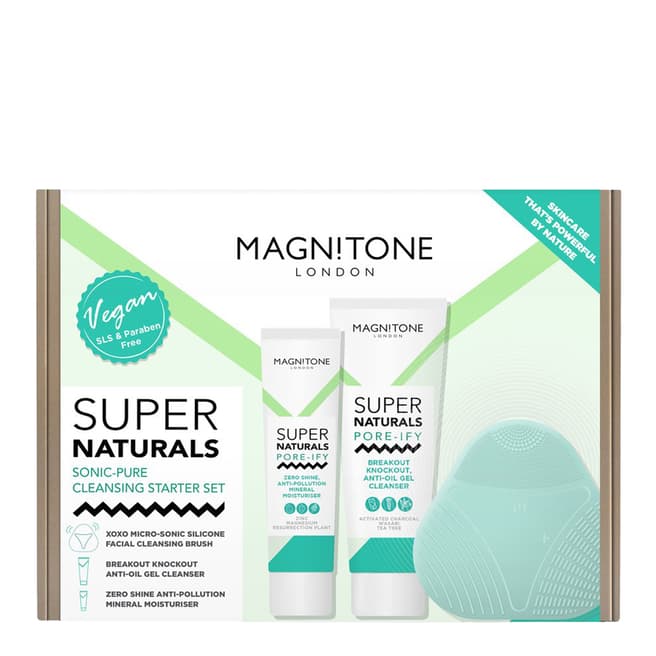 Magnitone Magnitone SuperNaturals Pore-ify Sonic-Pure Cleansing Starter Kit Set