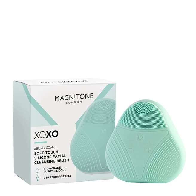 Magnitone XOXO - SoftTouch Silicone Cleansing Brush - Green