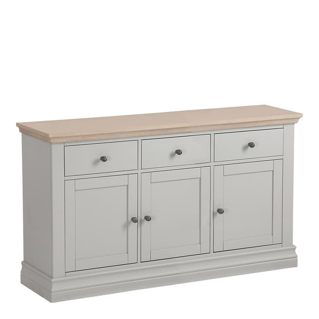 Home Boutique Toulouse Large Sideboard, Smoked Grey