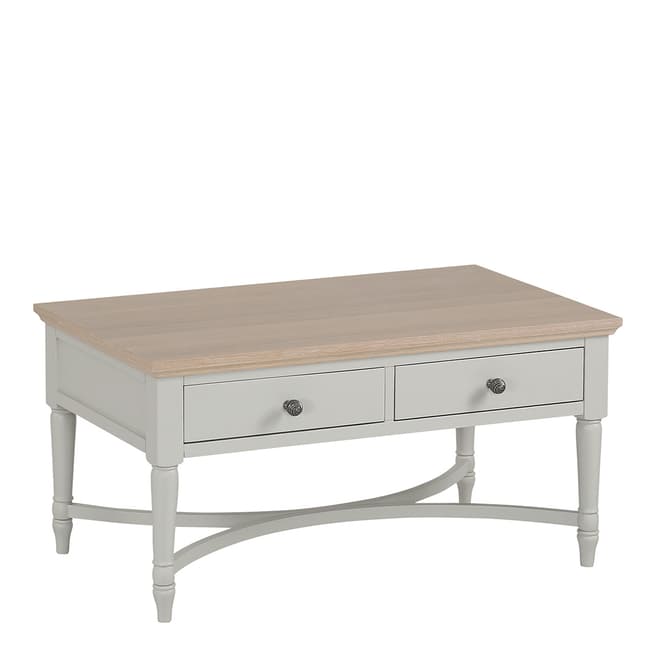 Home Boutique Toulouse Coffee Table, Smoked Grey