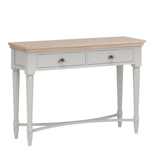 Home Boutique Toulouse Console Table, Smoked Grey