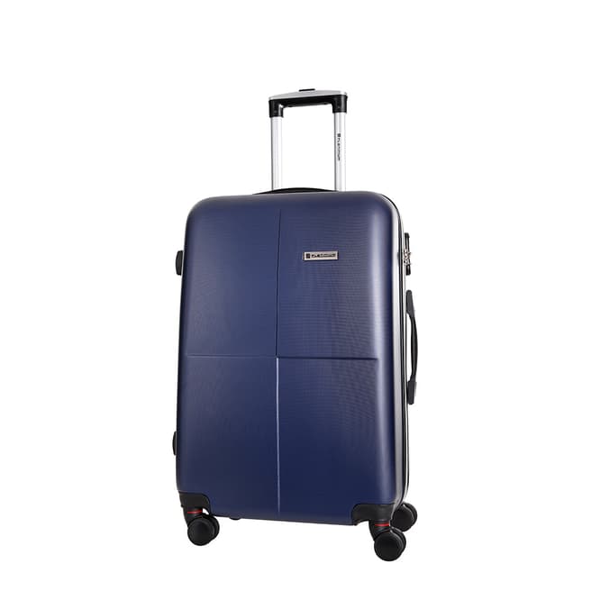 Platinium Navy Homewood 8 Wheel Suitcase 56cm