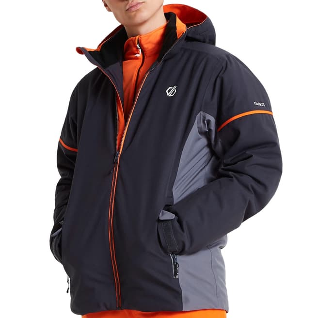 Dare2B Charcoal Grey Yield Waterproof Insulated Jacket