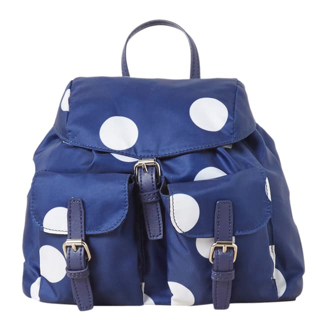 French Connection Blue Mini Spot Backpack