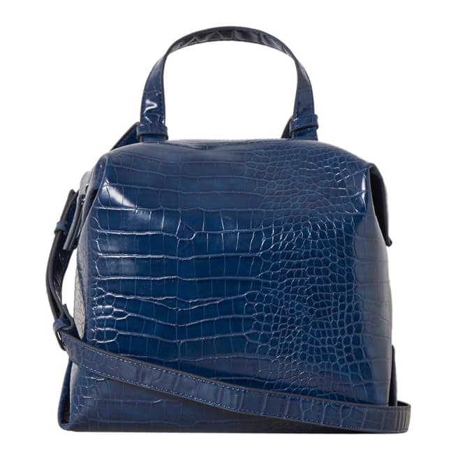 French Connection Deep Blue Luiza Cube Holdall Bag