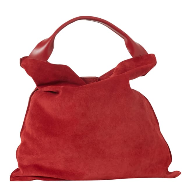French Connection Red Gia Suede Bag