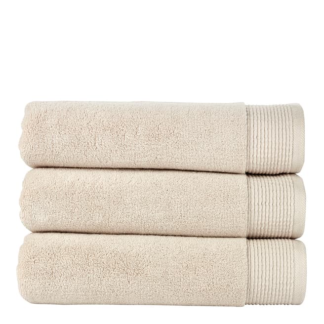 Christy Blossom Zero Twist Pair of Hand Towels, Birch