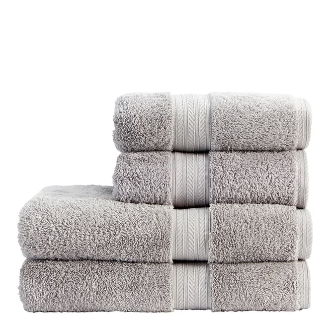 Christy Renaissance Bath Towel, Dove Grey