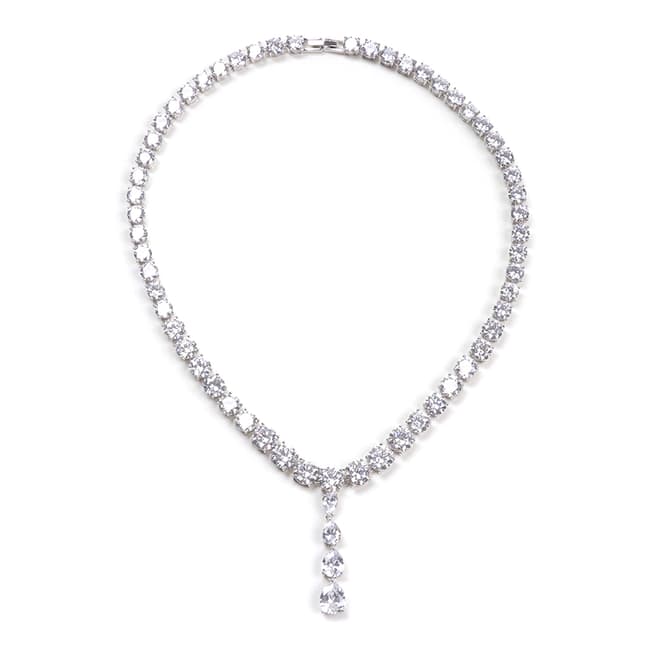 Amrita Singh Silver Drop Necklace