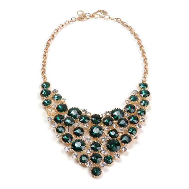 Amrita Singh Emerald Bib Necklace