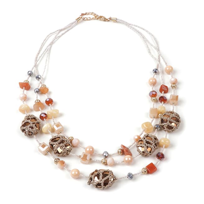 Amrita Singh Multi Bead And Stone Necklace