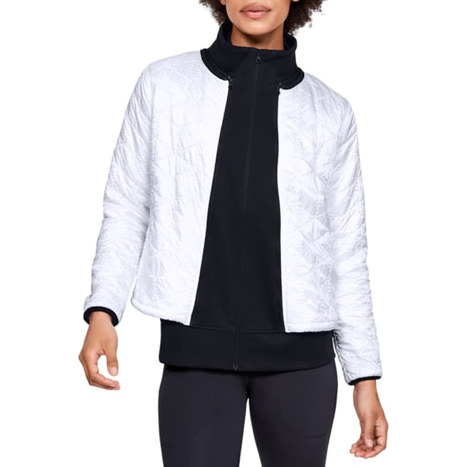 Under Armour White Perpetual Storm 2-1 Jacket
