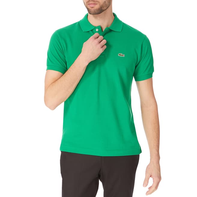 Lacoste Green Classic Cotton Polo Shirt