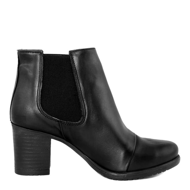 Pelledoca Black Eva Chelsea Boots