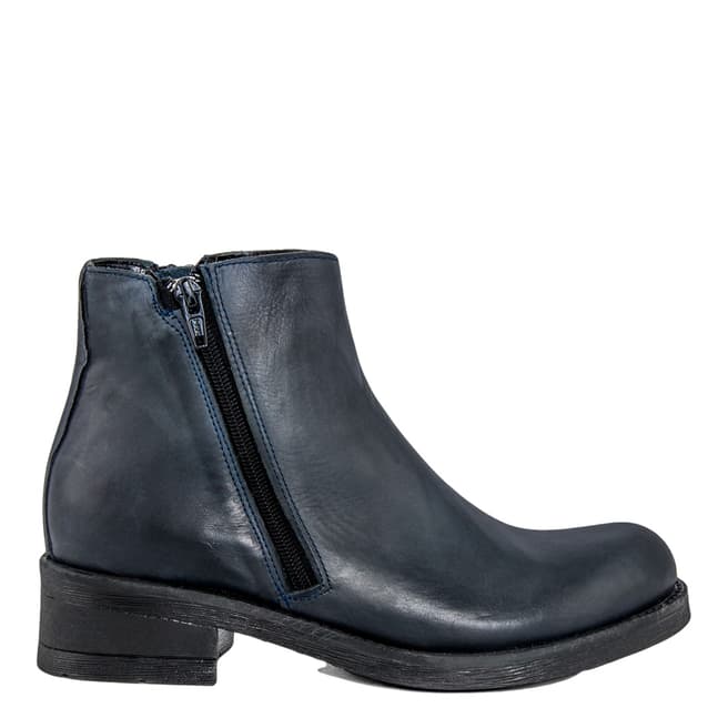 Pelledoca Blue Sion Ankle Boots