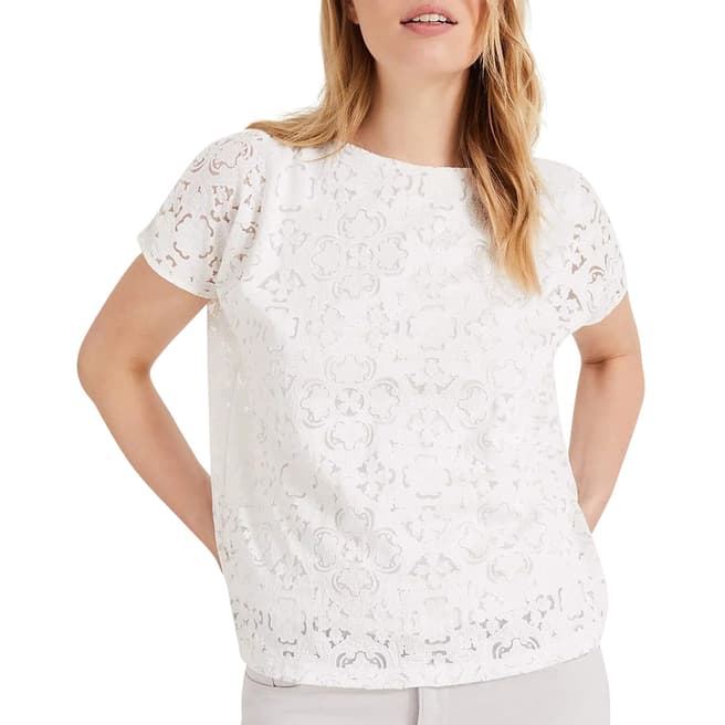 Phase Eight Paulette Top White