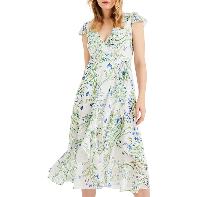 Phase Eight Ivory Floral Flavia Dress