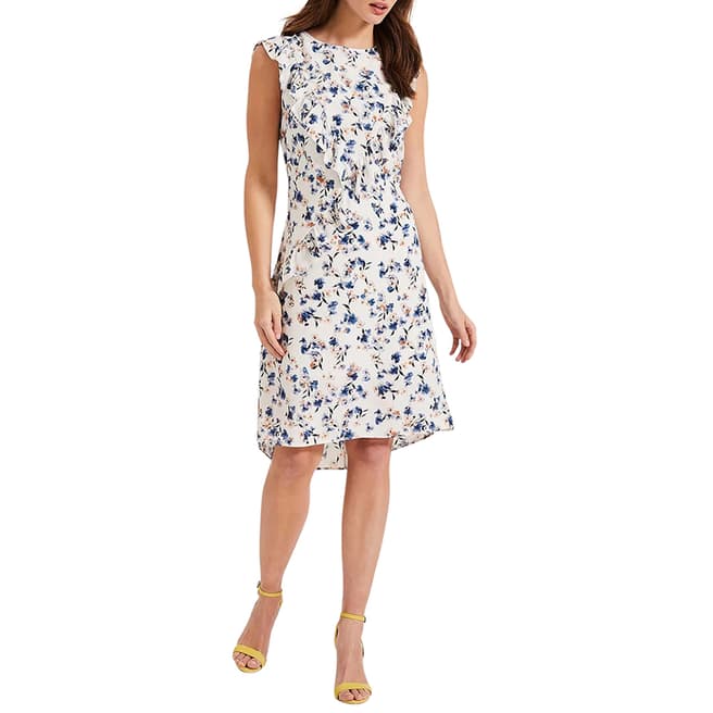 Phase Eight Ivory Floral Avery Dress