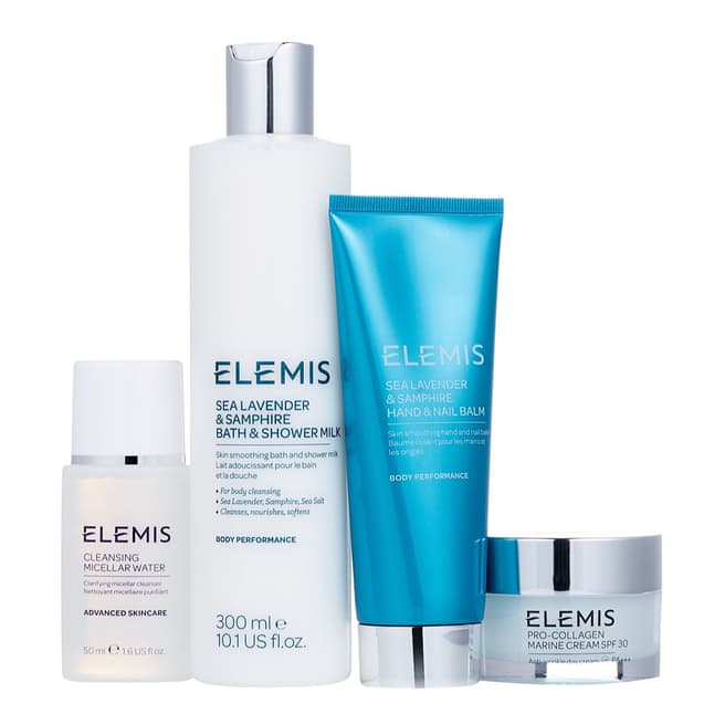Elemis Pro-Collagen Refresh & Revive Face & Body Set, Sea Lavender WORTH £105