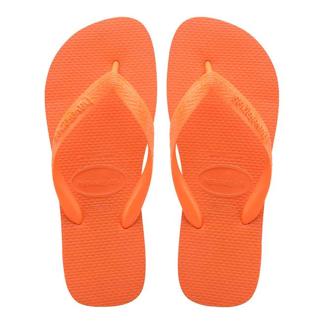 Havaianas Neon Orange Top Flip Flop