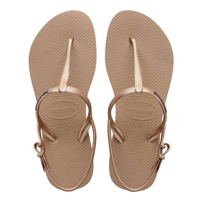 Havaianas Rose Gold Freedom Sandals