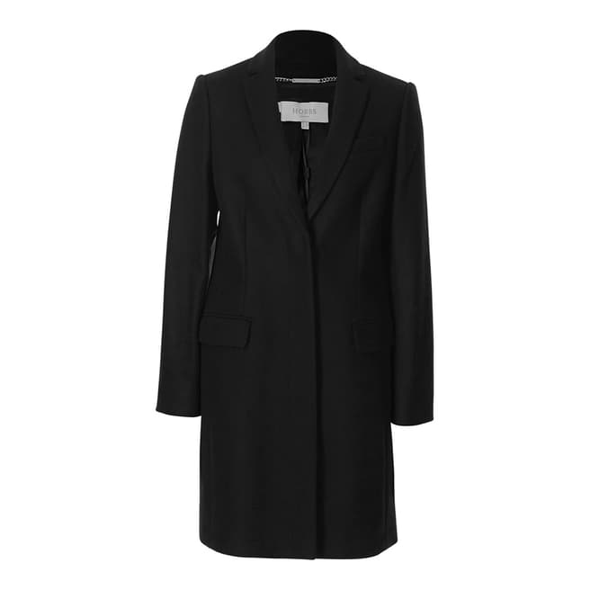 Hobbs London Black Tailored Shona Coat