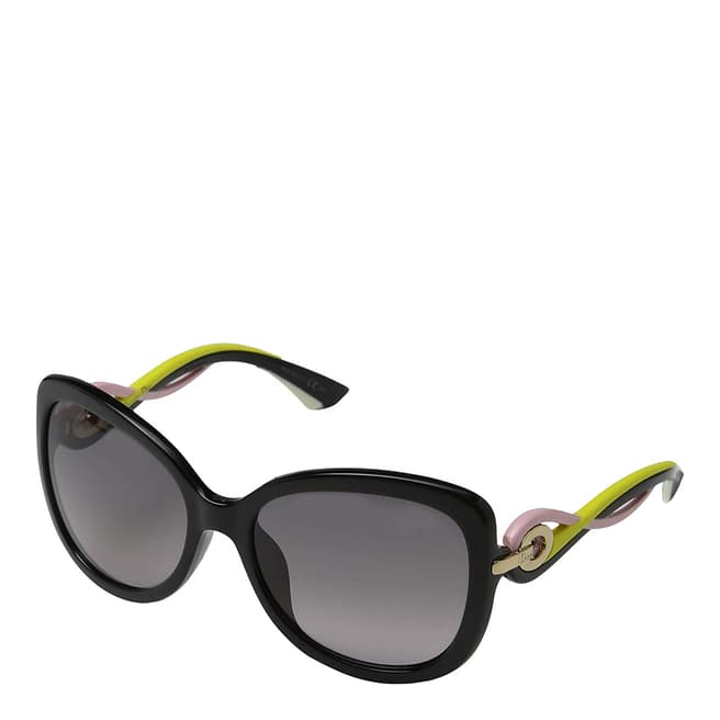 Dior Women's Black/Lime Dior Sunglasses 60mm