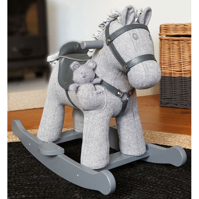 Little Bird Told Me Grey Stirling And Mac Rocking Horse - 9 Months