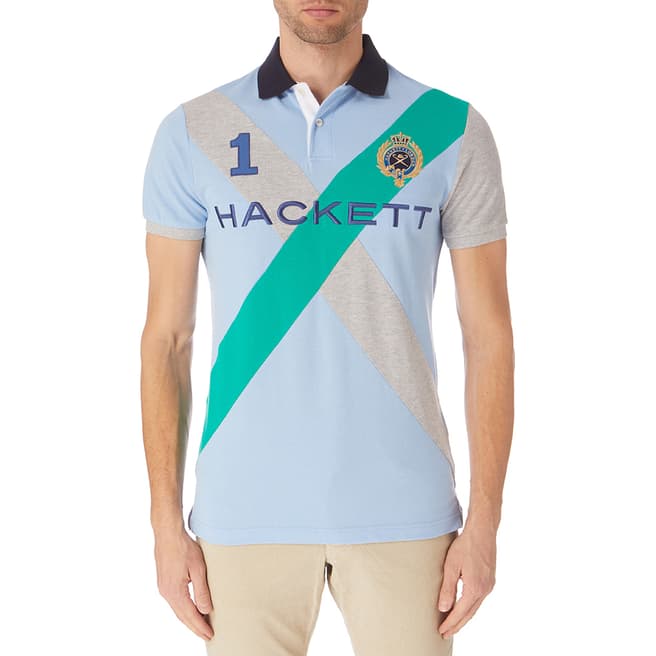 Hackett London Blue Cross Polo Shirt