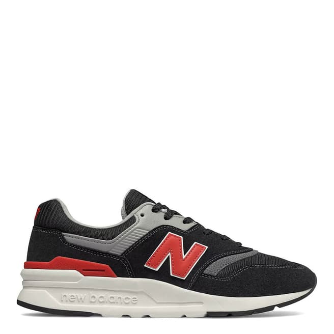 New Balance Black & Red 997H Sneakers