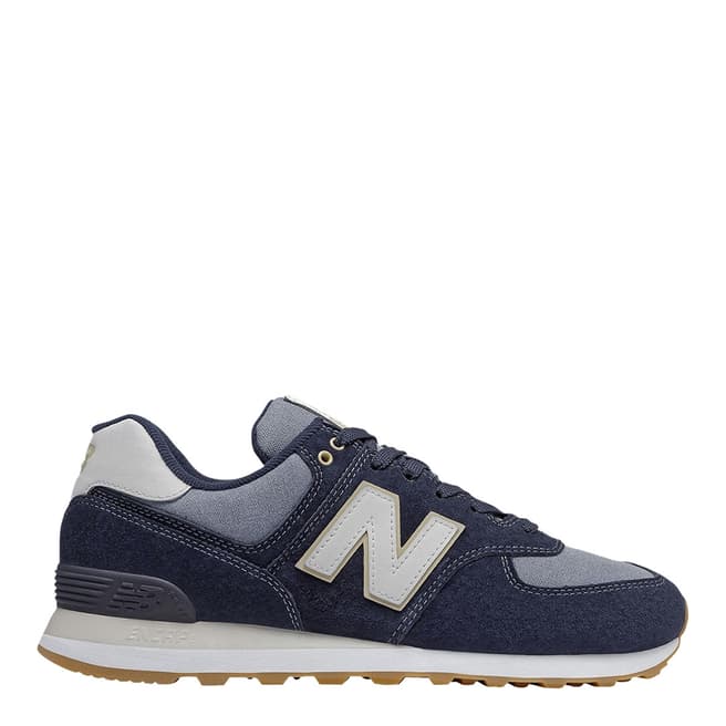 New Balance Blue 574 Sneakers