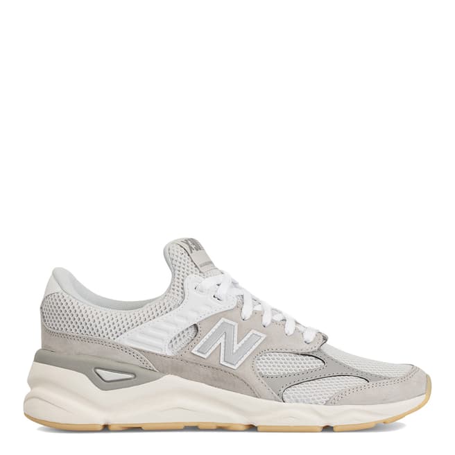 New Balance Light Grey X-90 Reconstructed Sneakers