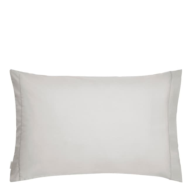 Bianca Cotton 200TC Pair of Housewife Pillowcases, Grey
