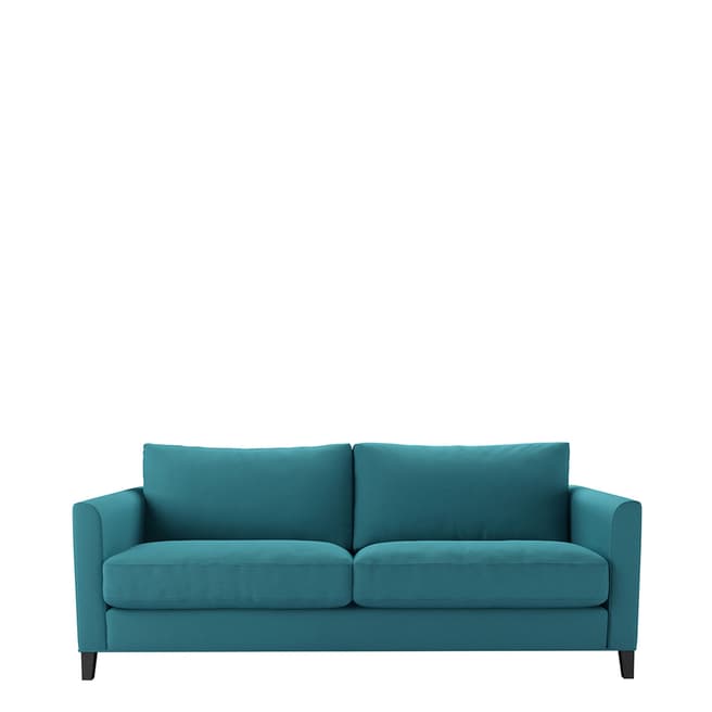 sofa.com Izzy 3 Seat Sofa in Cyan Smart Linen