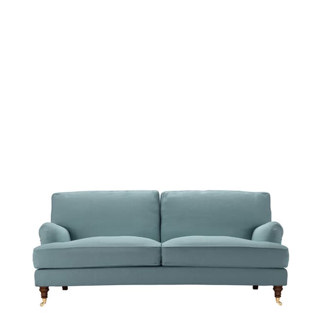 sofa.com Bluebell 3 Seat Sofa in Lagoon Brushed Linen Cotton
