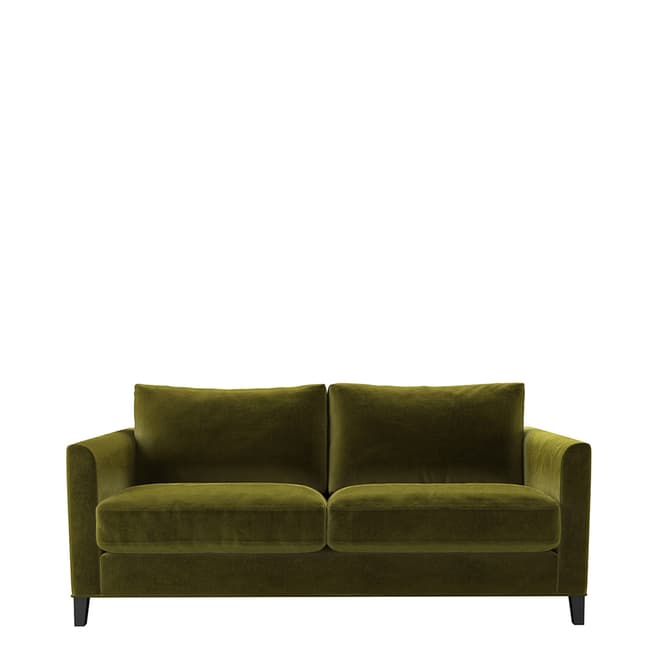 sofa.com Izzy 2.5 Seat Sofa in Olive Cotton Matt Velvet