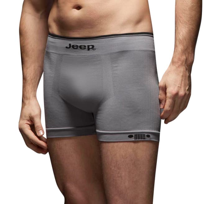 Jeep Charcoal Mens 2 Pack Jeep Technical Seamless Underwear