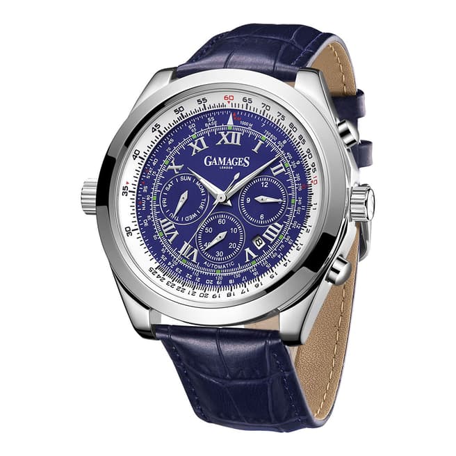 Gamages of London Men's Blue Automatic Watch