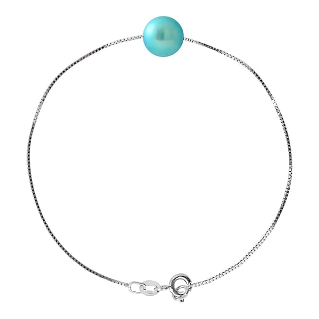 Manufacture Royale Turquoise Pearl Bracelet 8-9mm