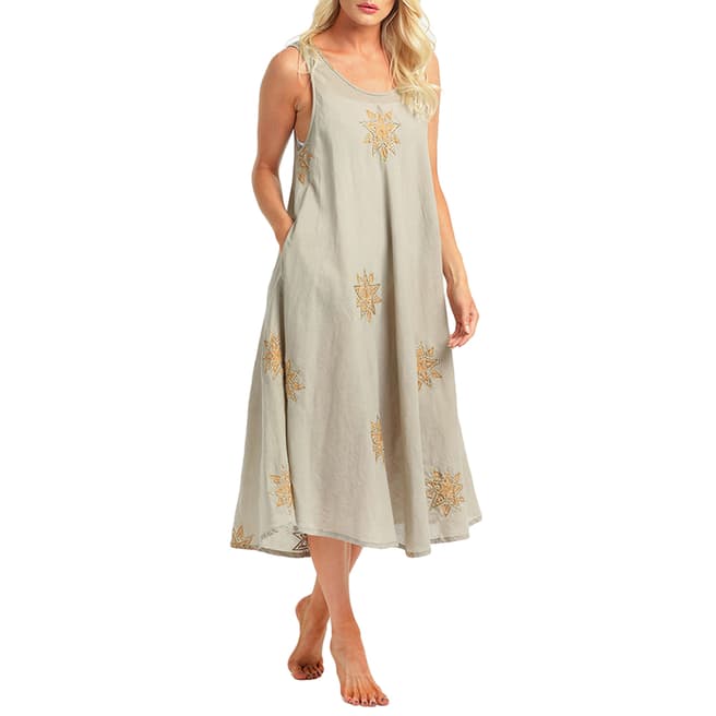 Pranella Taupe/Gold Lottie Dress