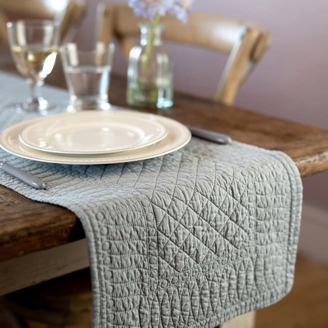 Mary Berry Grey Signature Cotton Table Runner