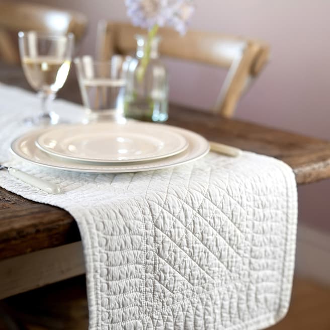 Mary Berry Ivory Signature Cotton Table Runner