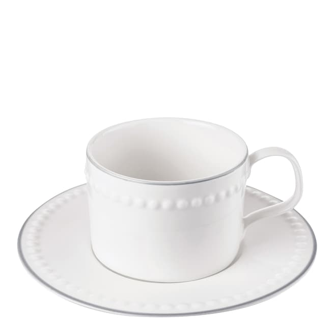 Mary Berry Set of 4 Signature Cups & Saucers, 225ml