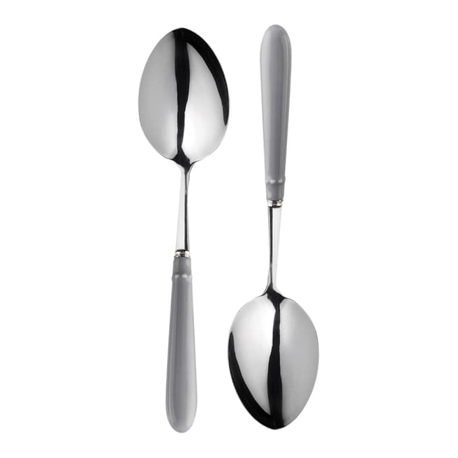 Mary Berry Set of 2 Grey Serving Spoons