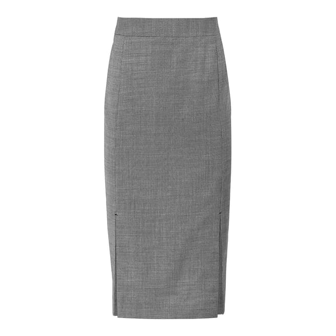 Reiss Grey Alber Stretch Pencil Skirt