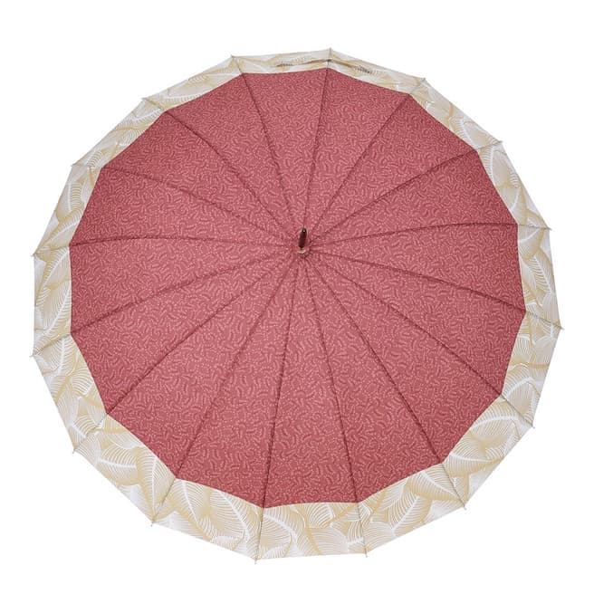C-Collection Blush / Beige Tropical Border Umbrella