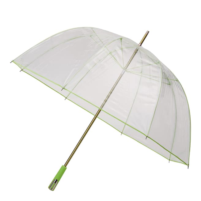 Falcone Transparent / Lime Border Birdcage Umbrella