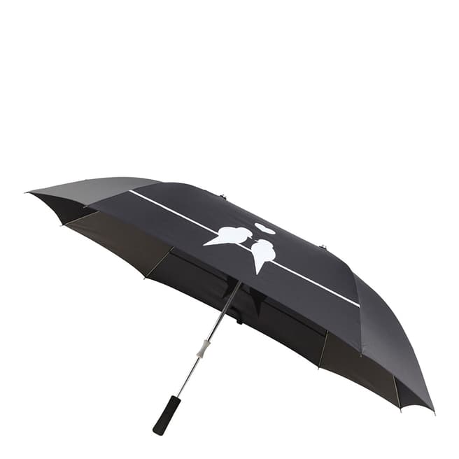Le Monde du Parapluie Anthracite Love Birds Umbrella For Two People